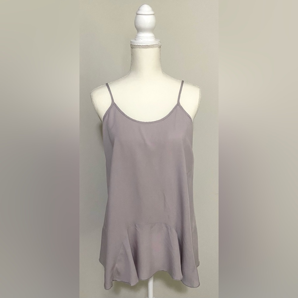 Umgee Womens M Gray Top Boho Fall Fairy Whimsigoth 90s Minimalism Cottagecore